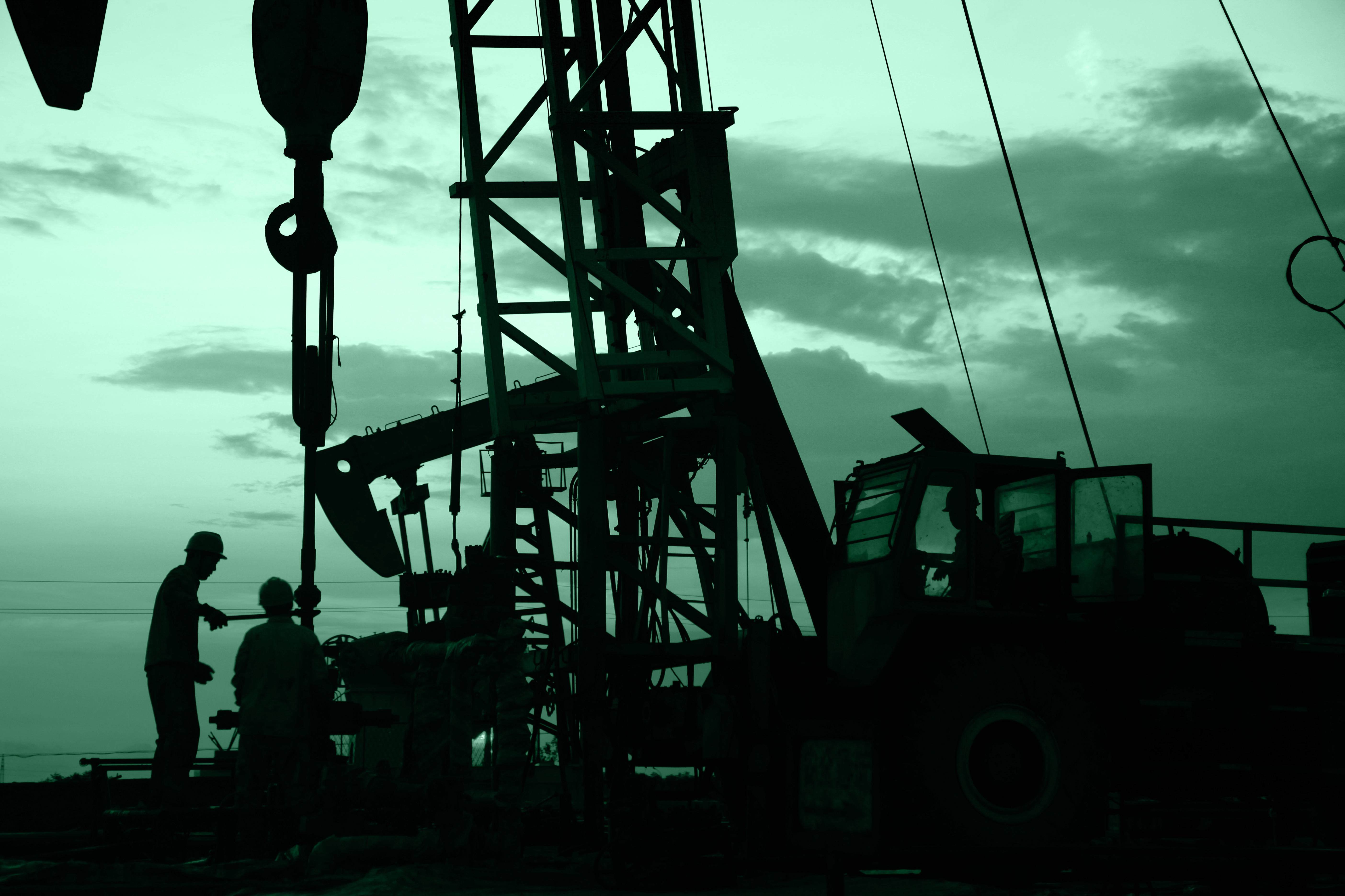 342595103 Oil Field Silhouette 342595103 Oil Field Silhouette